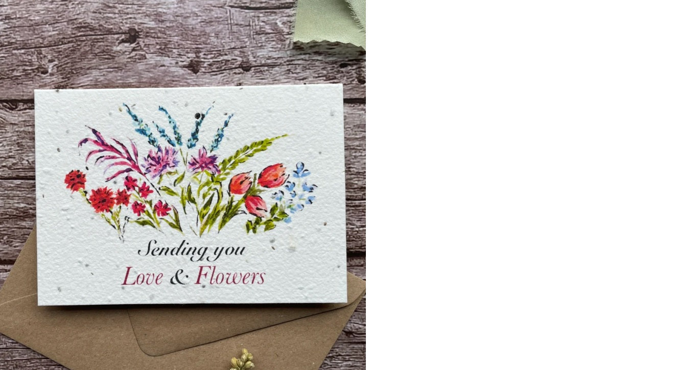 seededcardsendingloveandflowers