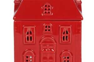Red Ceramic House Oil Burner