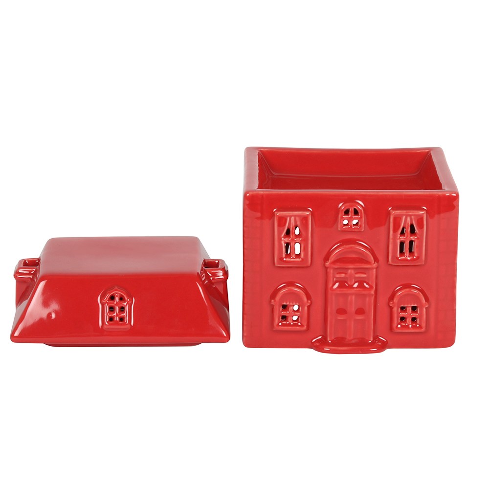 Red Ceramic House Oil Burner - Image 2