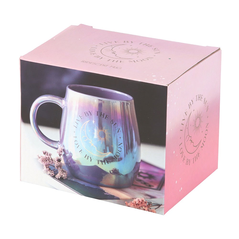 Live by the Sun Love by the Moon Iridescent Mug - Image 2