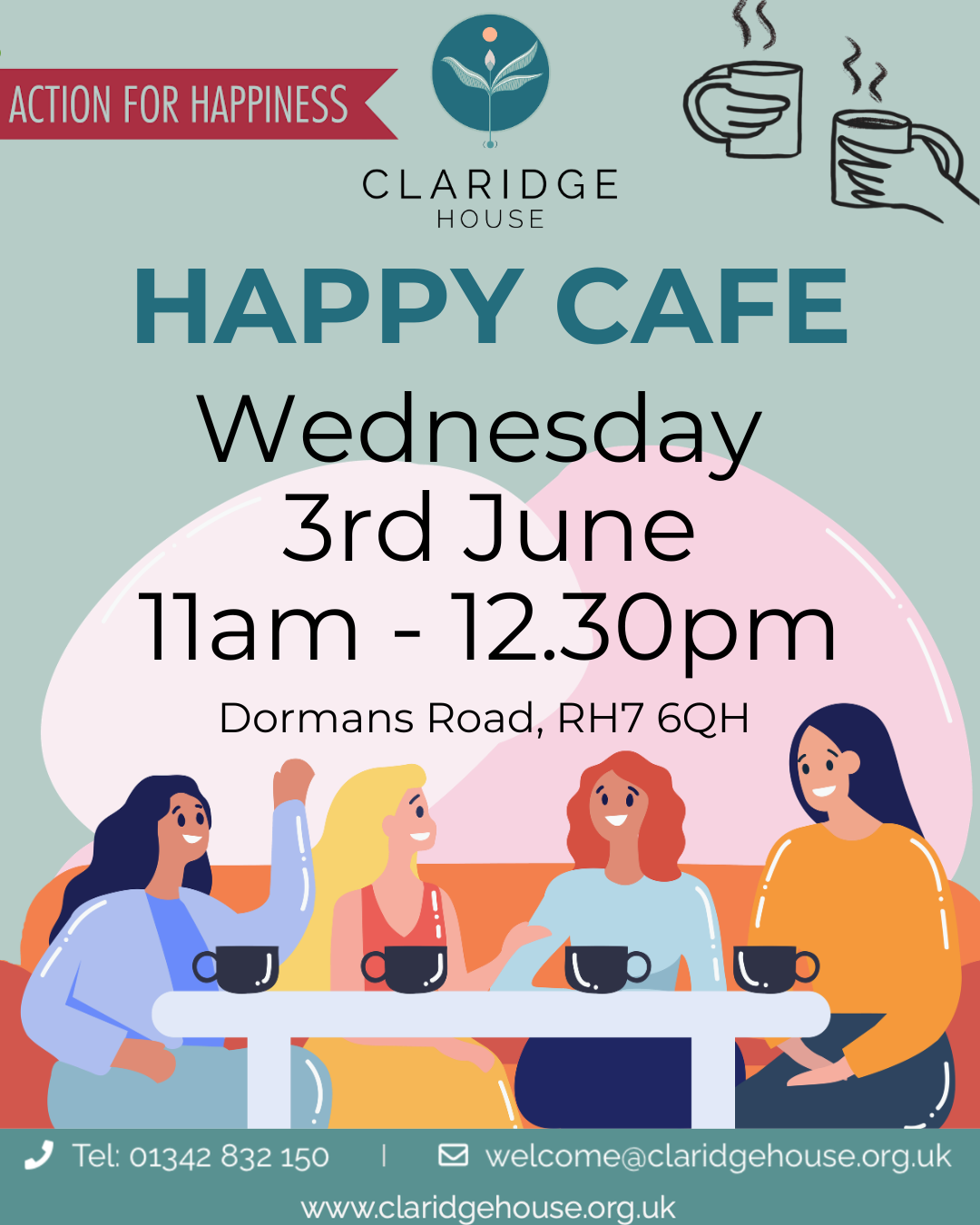 Happy Cafe - Wednesday 3rd June: FREE Drop-in
