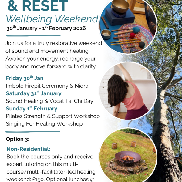 Restore & Reset Wellbeing Weekend - Option 3: Non-Residential