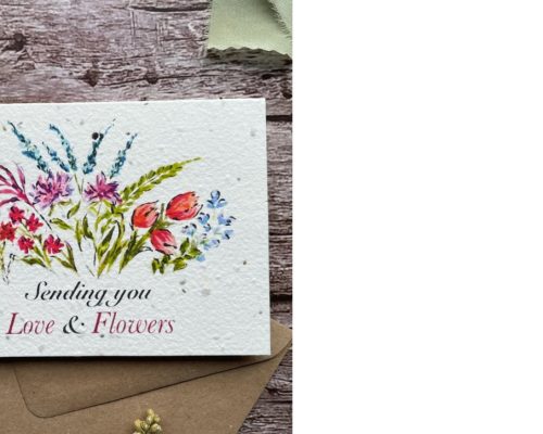 seededcardsendingloveandflowers